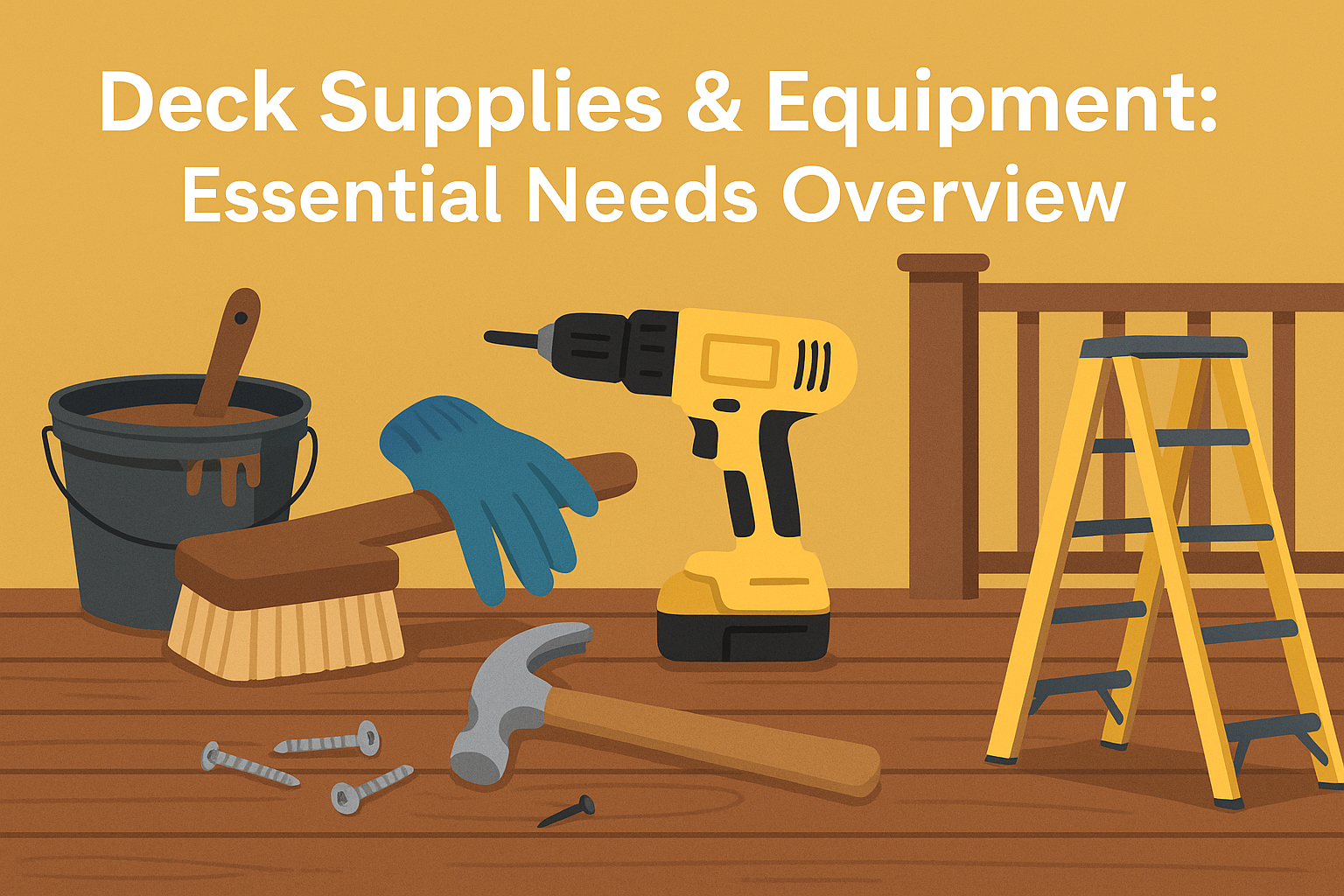 Deck Supplies & Equipment: Essential Needs Overview