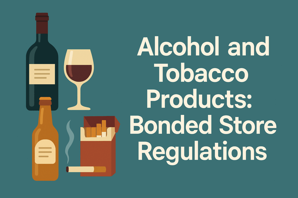 Alcohol and Tobacco Products: Bonded Store Regulations