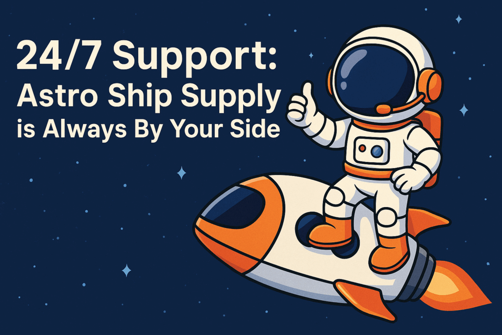 24/7 Support: Astro Ship Supply is Always By Your Side