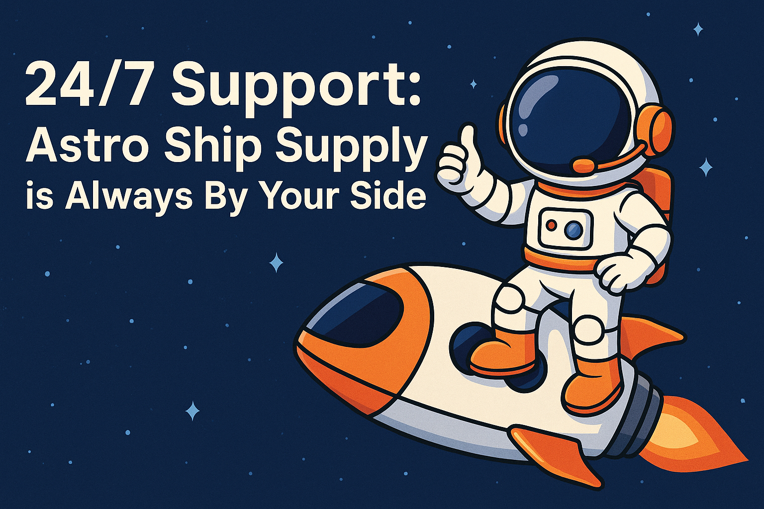 24/7 Support: Astro Ship Supply is Always By Your Side