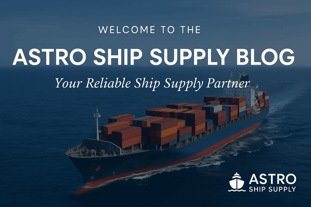Welcome to the Astro Ship Supply Blog: Your Reliable Ship Supply Partner