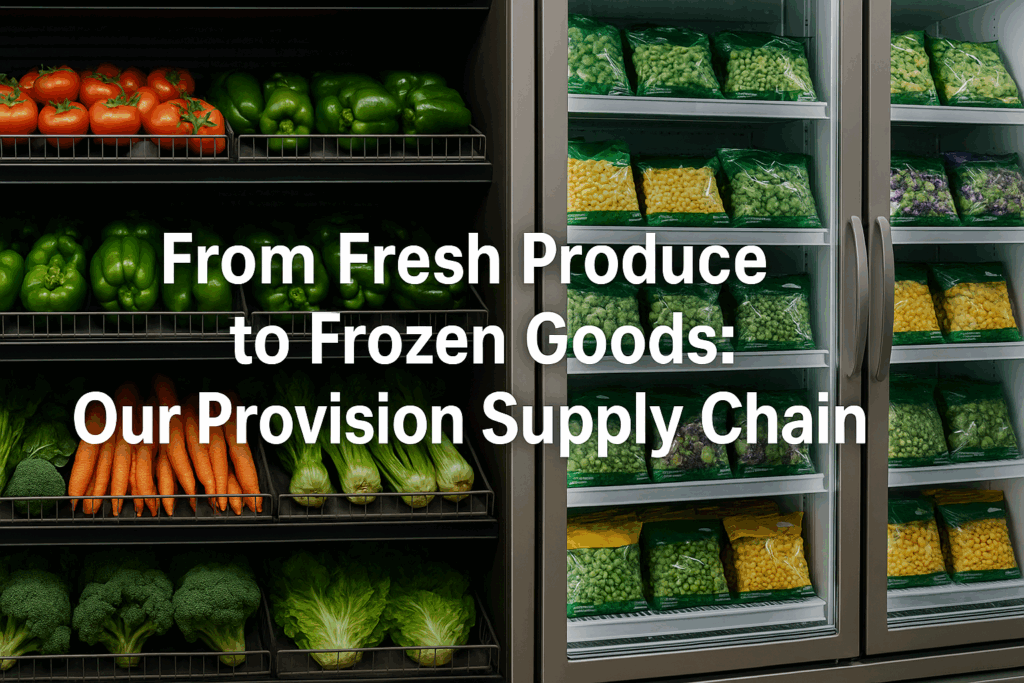 Sustaining Seafarers: An In-Depth Look at Our Provision Supply Chain for Fresh and Frozen Goods