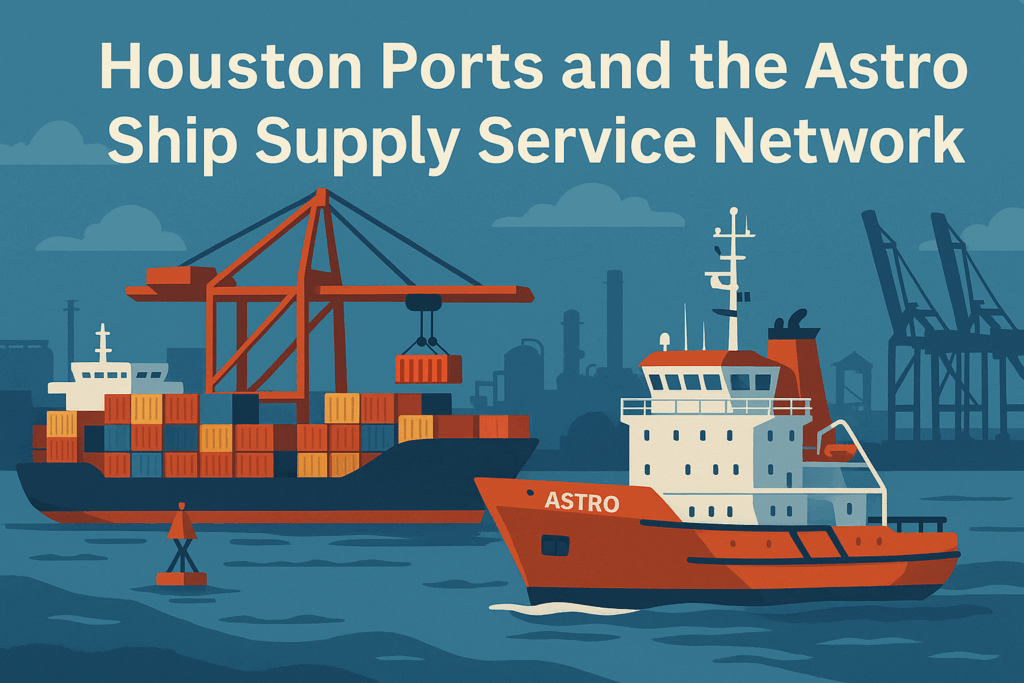 Houston Ports and the Astro Ship Supply Service Network