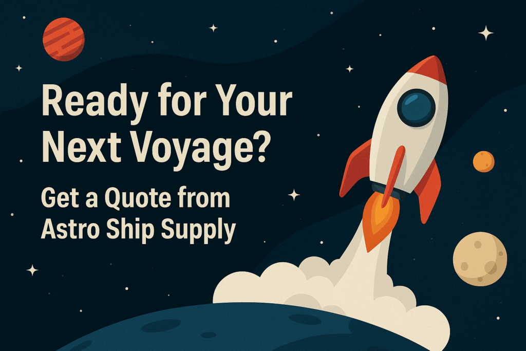 Ready for Your Next Voyage? Get a Quote from Astro Ship Supply