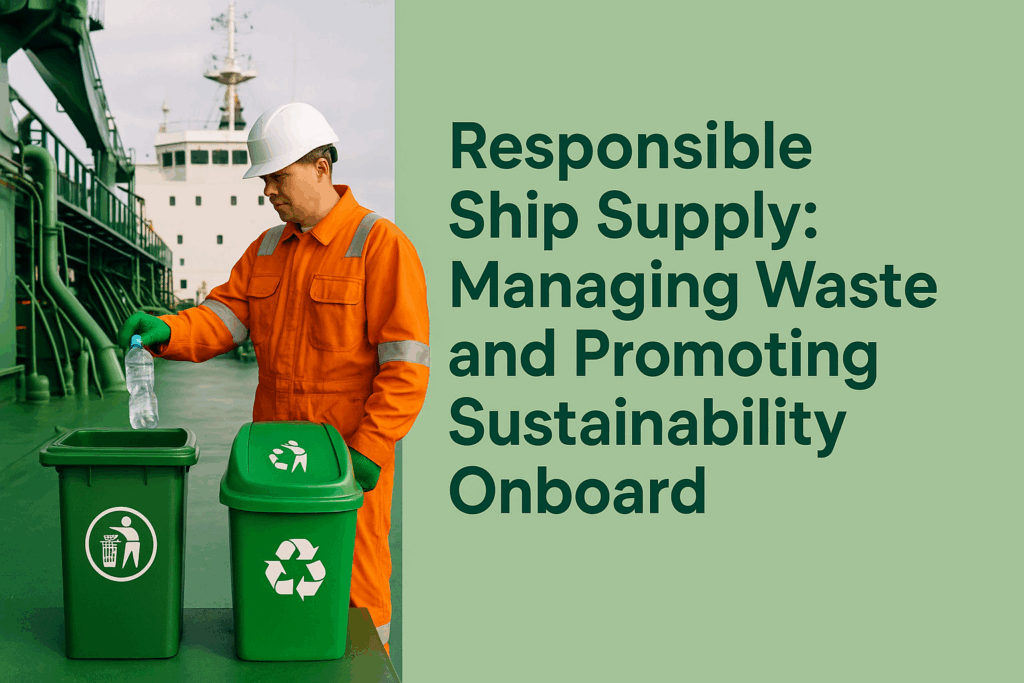 Responsible Ship Supply: Managing Waste and Promoting Sustainability Onboard