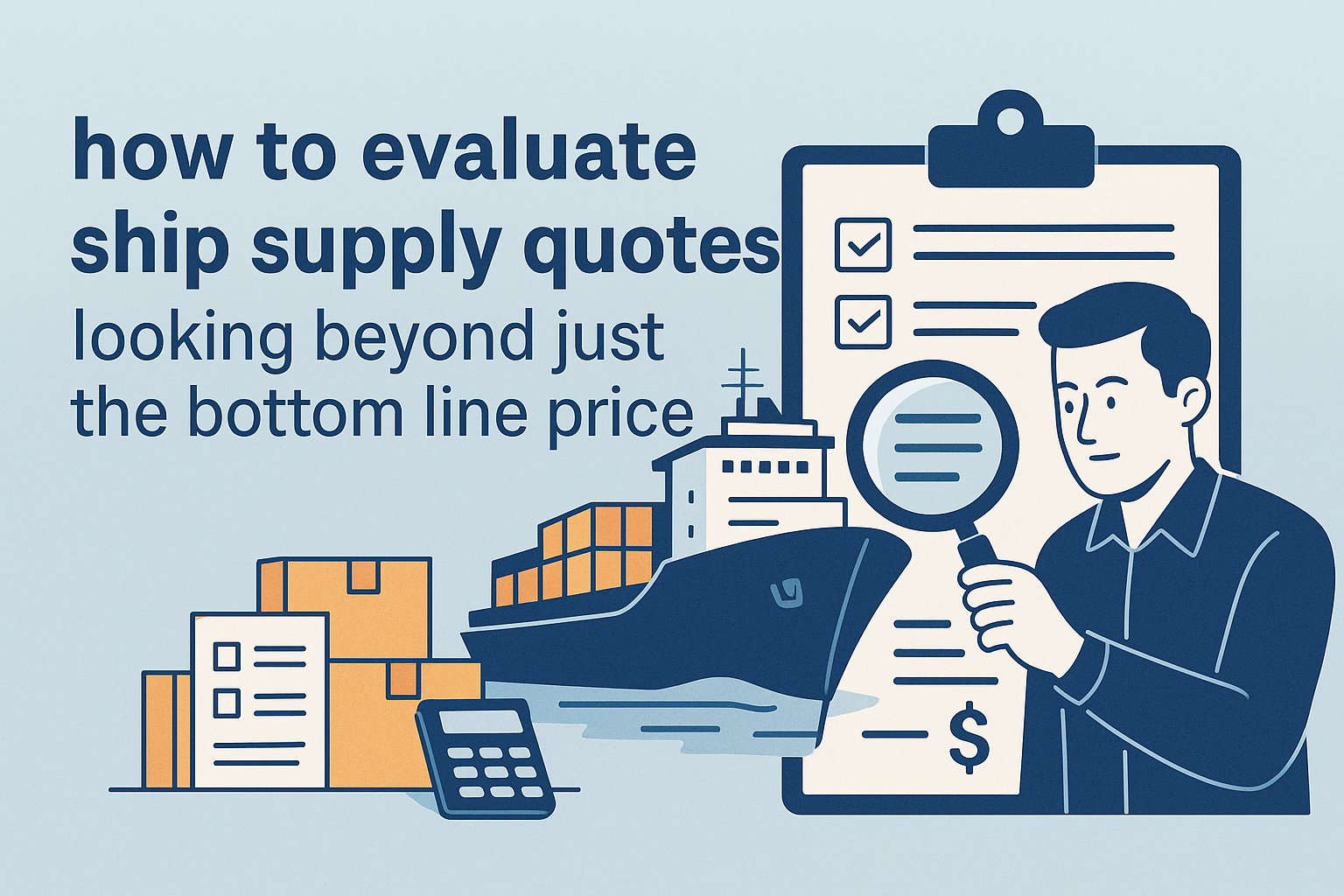 Beyond the Price Tag: A Master Guide to Evaluating Ship Supply Quotes