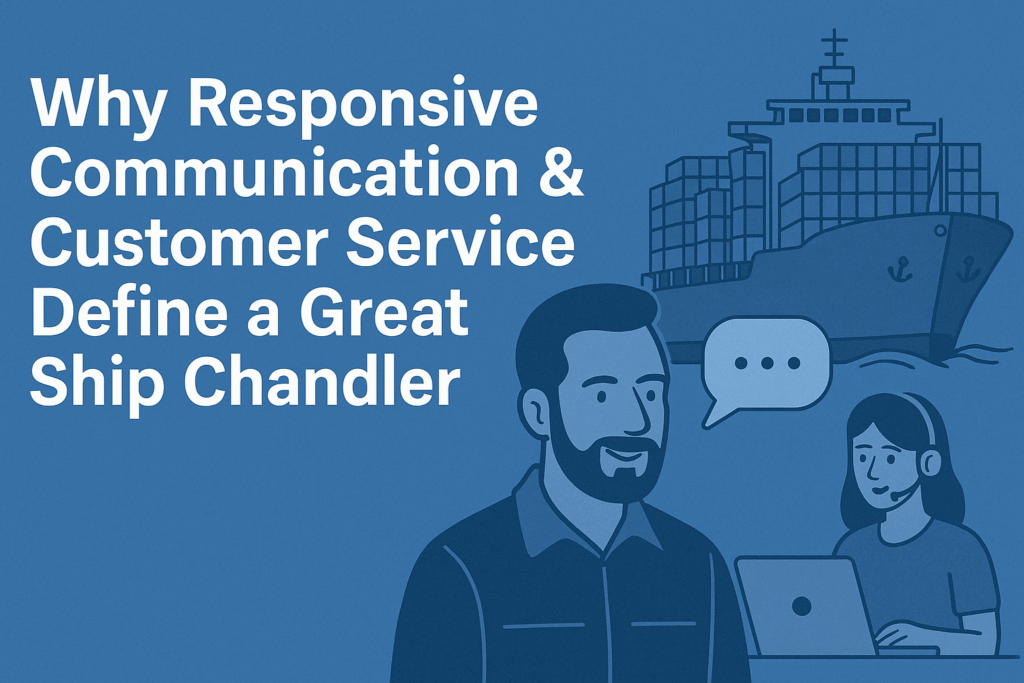 The Unsinkable Advantage: How Responsive Communication and Customer Service Elevate a Ship Chandler