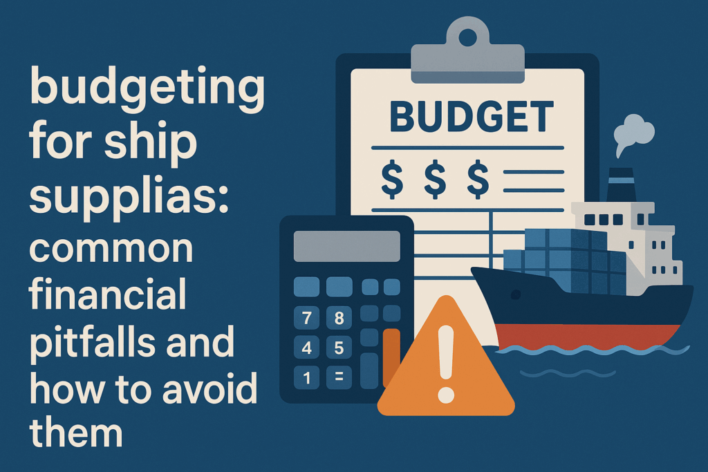 Budgeting for Ship Supplies: Common Financial Pitfalls and How to Avoid Them