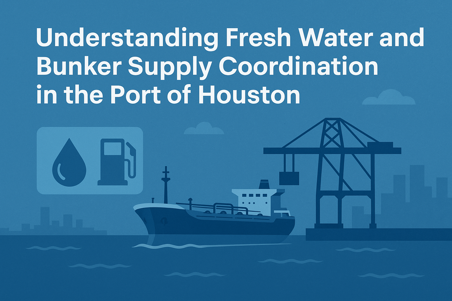 Understanding Fresh Water and Bunker Supply Coordination in the Port of Houston
