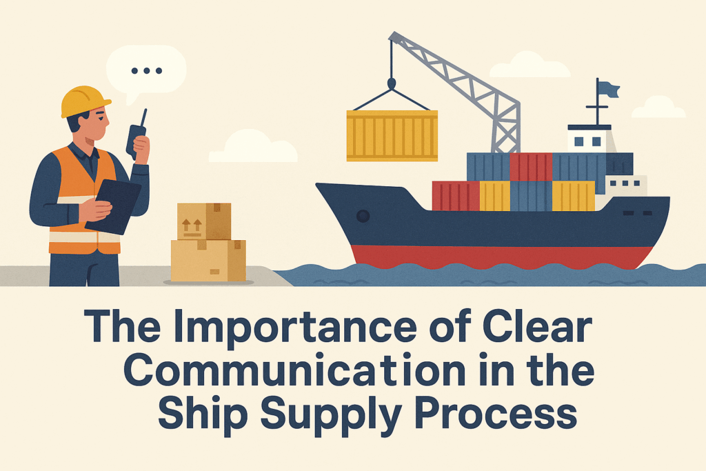 "Seamless Ship Supply: The Cornerstone of Maritime Operations"