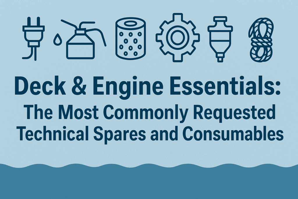 The Ultimate Guide to Deck & Engine Essentials: Navigating Your Vessel's Technical Spares & Consumables