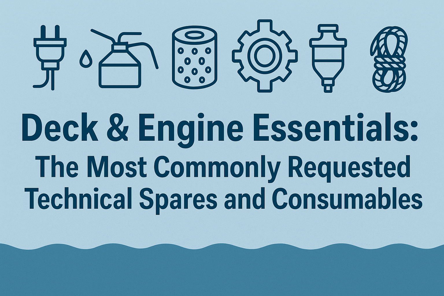 The Ultimate Guide to Deck & Engine Essentials: Navigating Your Vessel's Technical Spares & Consumables